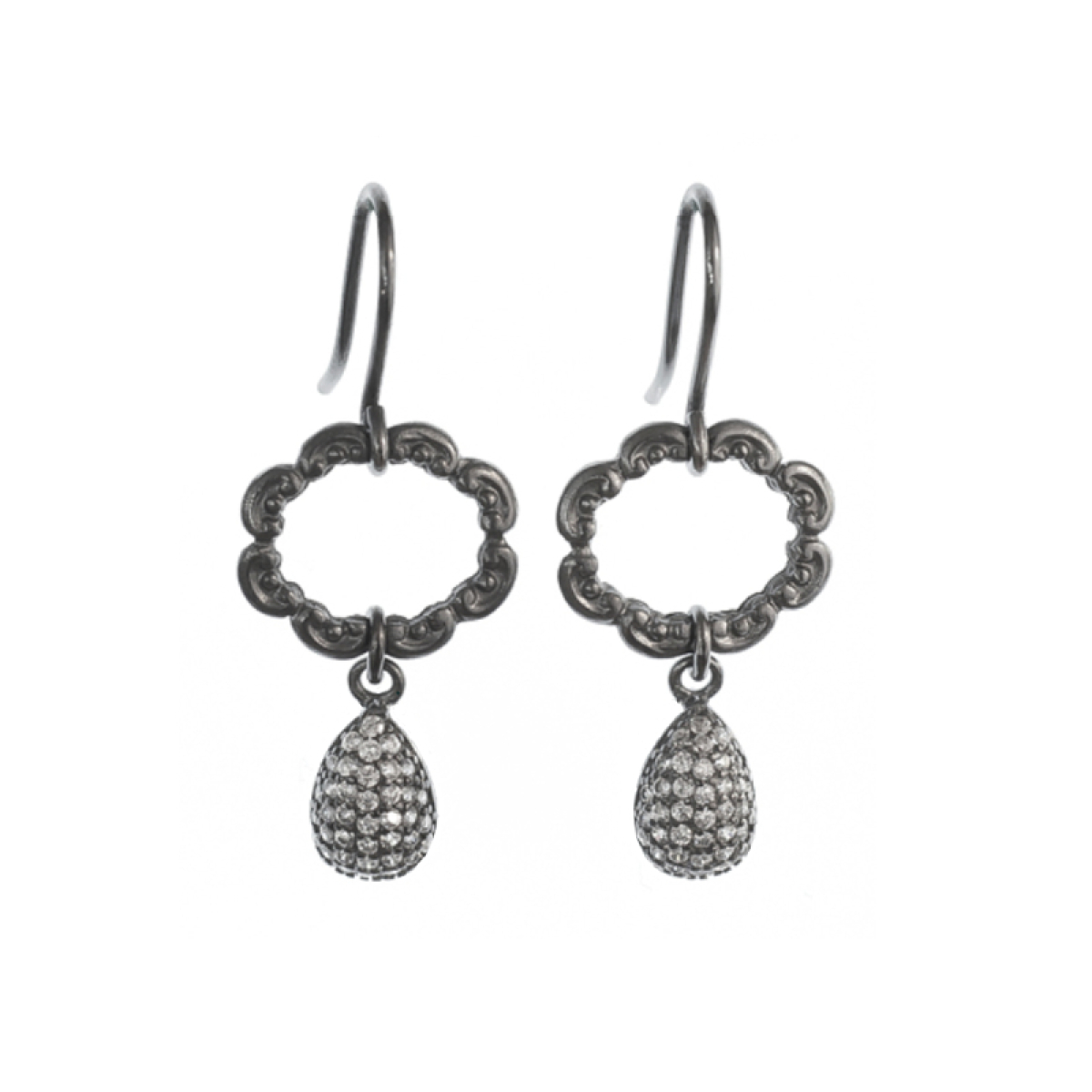 Ohrstecker von AMALA-Noir mit Zirkonia Ohrstecker von AMALA-Noir mit Zirkonia