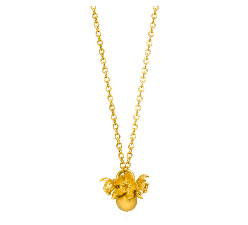 DOLL UP SISTER – CROCUS BLOSSOMS – Collier mit 750er Gelbgoldauflage