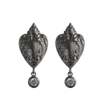 Ohrstecker von AMALA-Noir mit Zirkonia