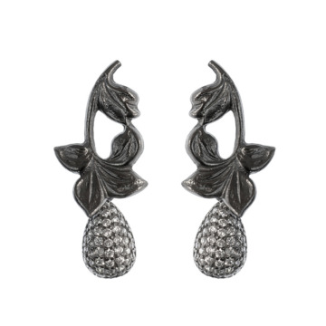 Ohrstecker von AMALA-Noir mit Zirkonia