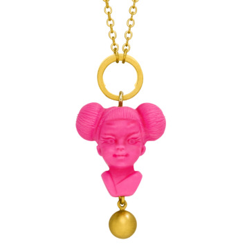 Doll Up Sister - Necklace - Maiko Maus - Crocus